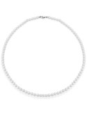 Collana Coscia - Oro Bianco 18 Kt- Perle 5,5 - 6 mm - LBNKFW60.227