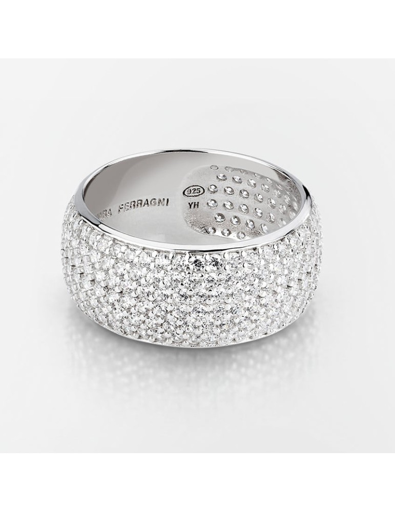 Chiara Ferragni ring-Silver 925%-Cubic Zirconia-Size 16-J19AXD34016
