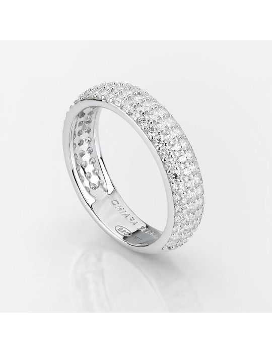 Chiara Ferragni ring-Silver 925%-Cubic Zirconia-Size 16-J19AXD35016