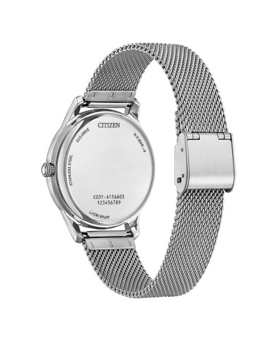 Citizen Watch-Maglia Milano Silver-34mm-White-Crystals-EM122082A 2