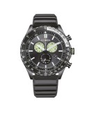 Citizen Eco-Drive Marine Chrono Sport 43mm Black Gray Watch - 0