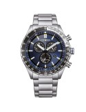 Citizen Eco-Drive Marine Chrono Sport 43mm Blue Watch - 0