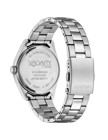 Orologio Vagary - Tempo e Data - Silver-39mm-Verde Petrolio-IB9-115-73 2