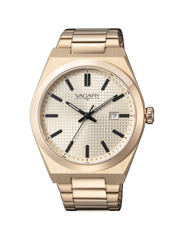 Orologio Vagary - Rose Gold - 40mm - Bianco Texturizzato - IB9-221-11