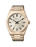 Vagary Watch - Rose Gold - 40mm - Textured White - IB9-221-11