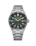 Orologio Vagary - Tempo e Data - Silver - 39mm - Verde - IB9-514-41