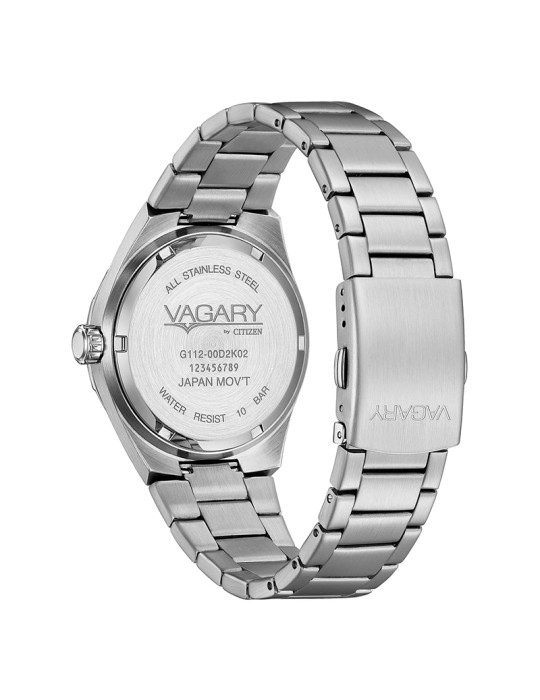 Orologio Vagary - Aqua39 - Tempo e Data - Silver - 39mm-Blu-IB9-514-71