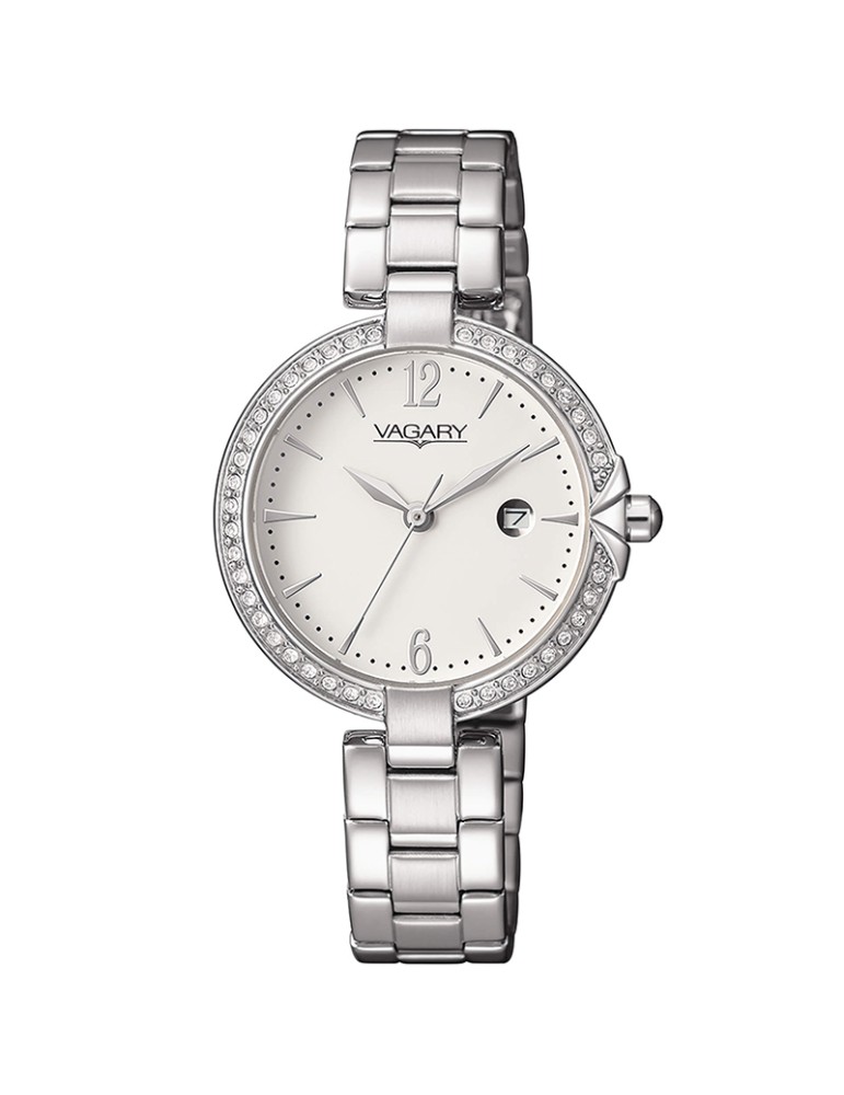 Orologio Vagary - Silver - 30mm - Bianco con Cristalli - IU3-215-11