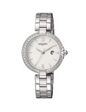 Vagary Watch - Silver - 30mm - White with Crystals - IU3-215-11
