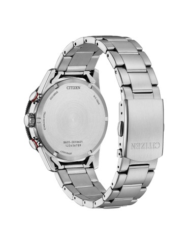 Orologio Citizen Eco-Drive - Racing Vintage Cronografo 40mm Nero Bianco - Bracciale Acciaio - 0 2