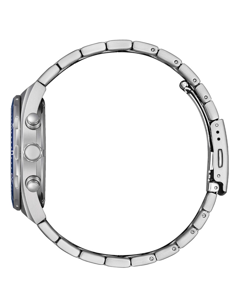 Orologio Vagary - Aqua39 - Cronografo - Silver - 40mm - Blu-IV2-214-71