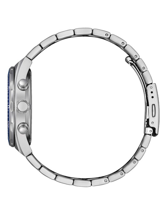 Orologio Vagary - Aqua39 - Cronografo - Silver - 40mm - Blu-IV2-214-71