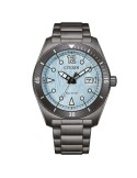 Orologio Citizen Eco-Drive - Marine 43mm Metal Gun Azzurro - 0