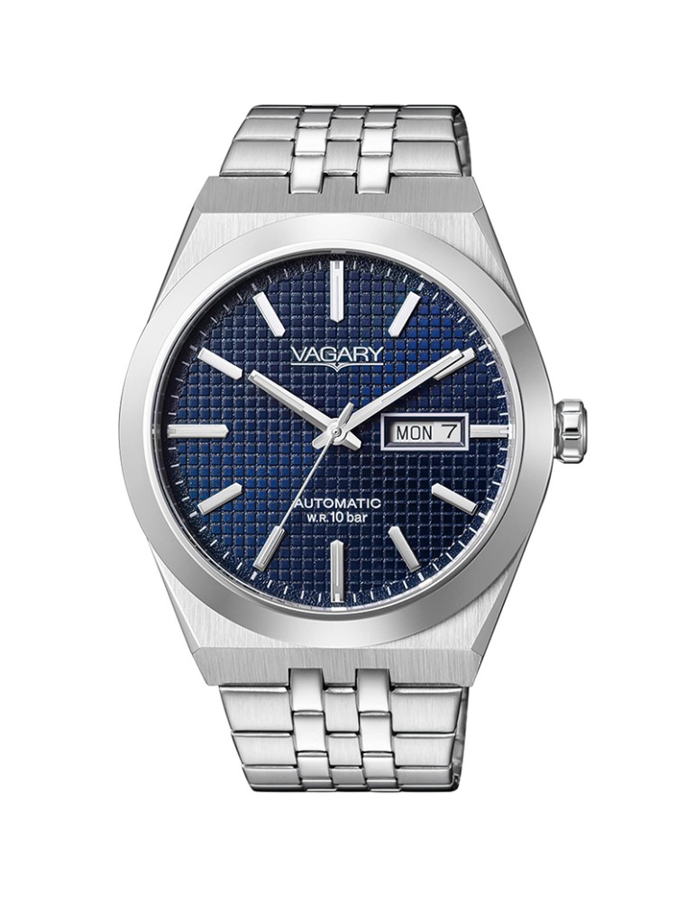 Orologio Vagary - G.Matic - Argento - 40mm - Blu - IX3-513-73