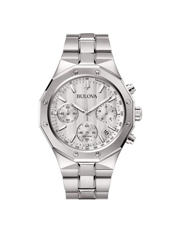 Bulova Watch - Octagon Chronograph Precisionist 44mm Silver - 0
