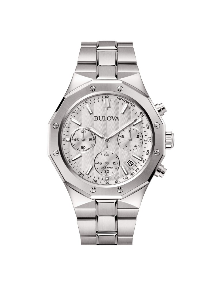 Bulova Watch - Octagon Chronograph Precisionist 44mm Silver - 0