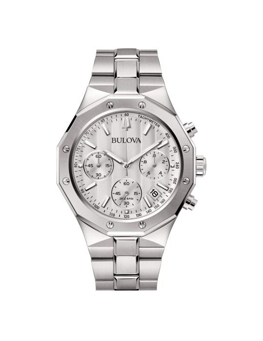 Orologio Bulova - Octagon Chronograph Precisionist 44mm Argento - 0