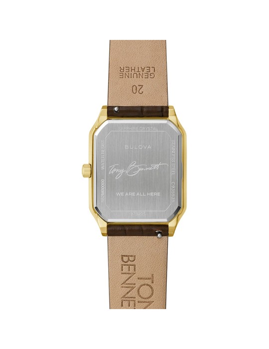 Bulova Watch - Classic Tony Bennett Quartz 32mm Black Gold - 0
