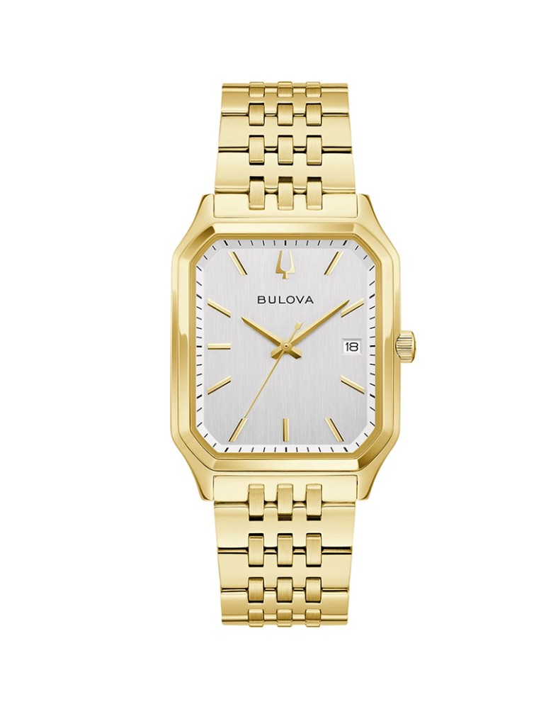Bulova Watch - Classic Tony Bennett Quartz 32mm Gold Silver White - 0