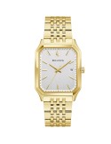 Bulova Watch - Classic Tony Bennett Quartz 32mm Gold Silver White - 0