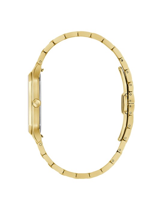 Bulova Watch - Classic Tony Bennett Quartz 32mm Gold Silver White - 0