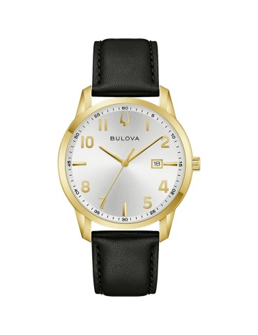 Bulova Watch - Classic Quartz 40mm Gold Silver - 0