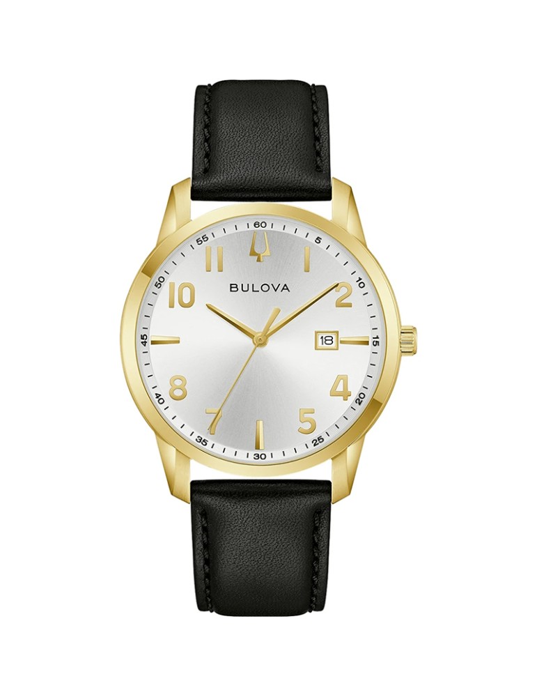 Bulova Watch - Classic Quartz 40mm Gold Silver - 0