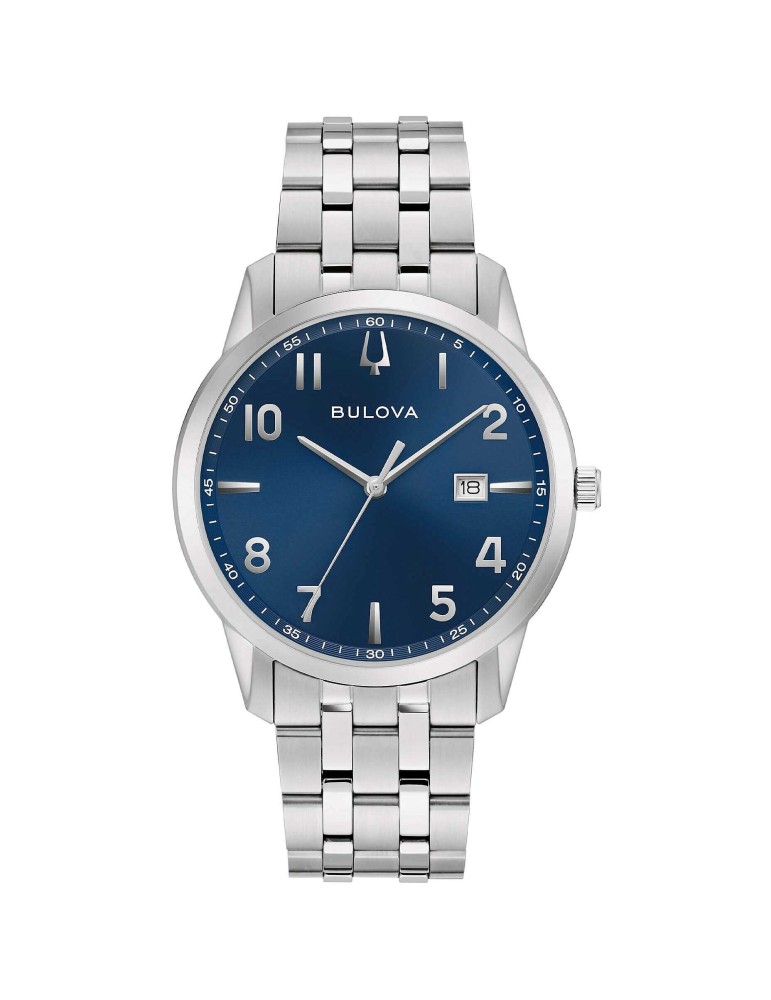 Orologio Bulova - Classic Quarzo 40mm Blu - Bracciale Acciaio - 0