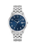 Bulova Watch - Classic Quartz 40mm Blue - Steel Bracelet - 0