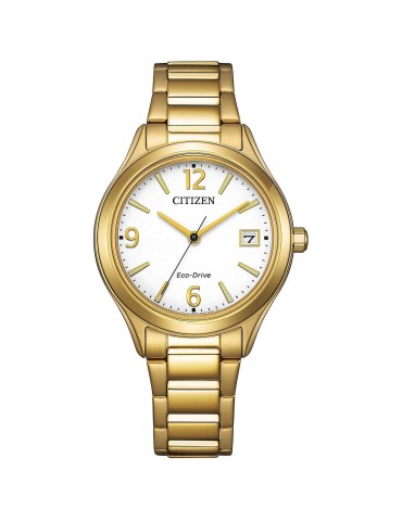 Orologio Citizen - Elegance Of Collection Eco-Drive 34mm Dorato Bianco - 0