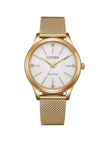 Citizen Watch - Elegance Of Collection Eco-Drive 34mm Gold Mother-of-Pearl - 0