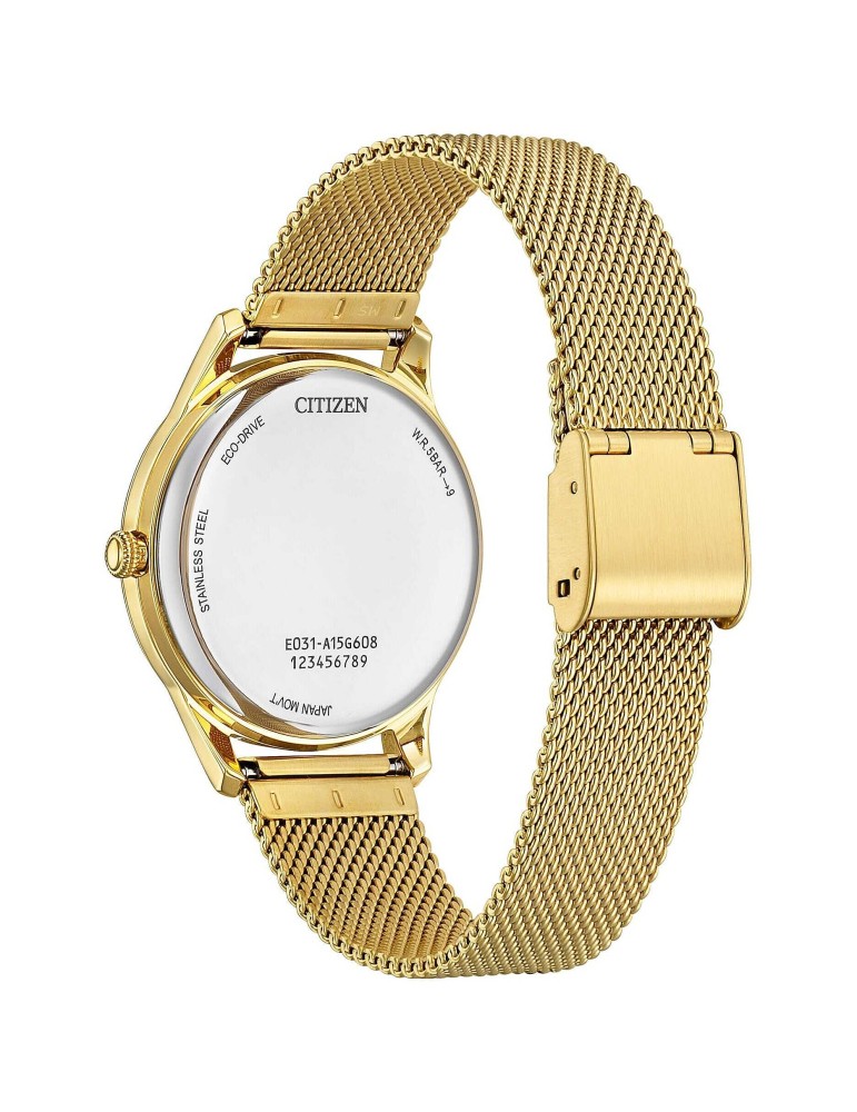 Citizen Watch - Elegance Of Collection Eco-Drive 34mm Gold Mother-of-Pearl - 0