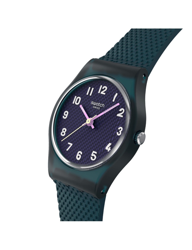 Orologio Swatch - Teal Wave - Solo Tempo - Verde - 25mm - Blu - LL127