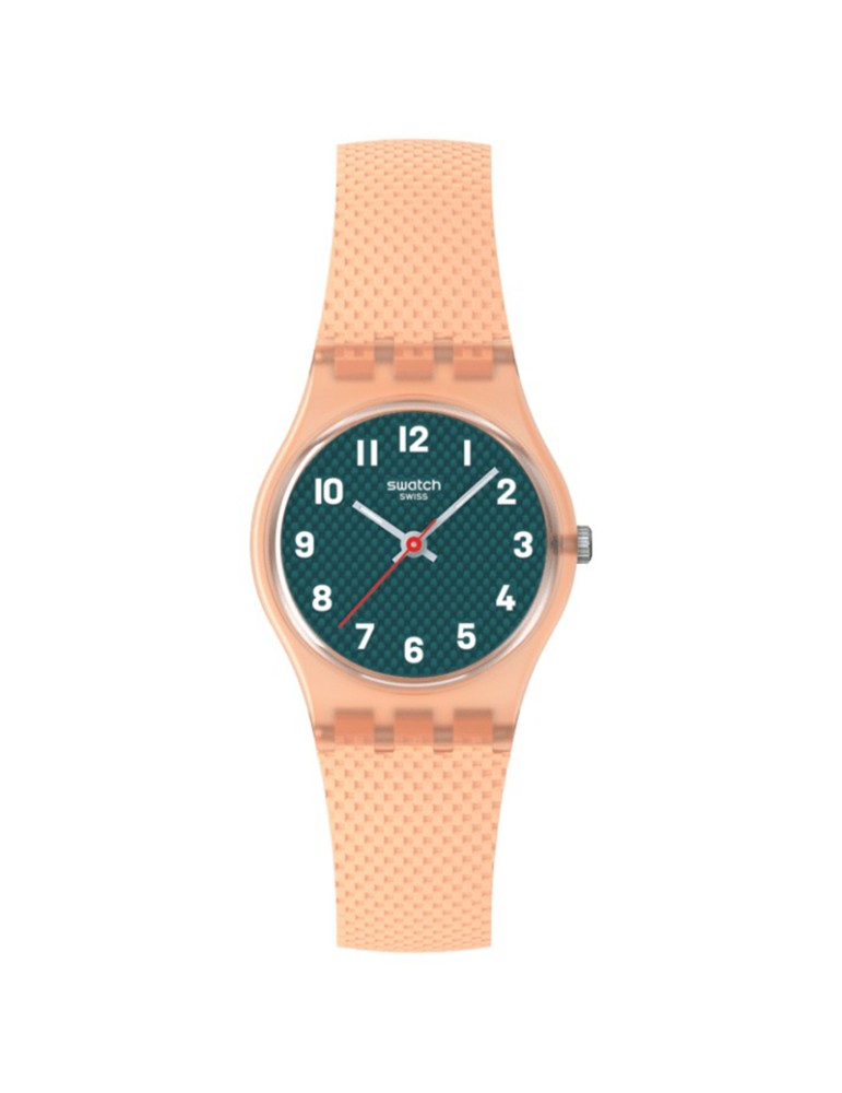 Swatch Watch - Only Time - Peach Pink - 25mm - Green - LO117