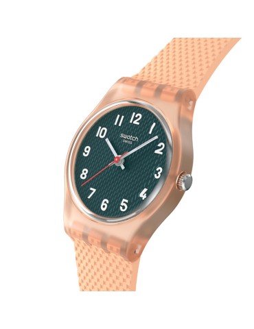 Orologio Swatch -  Solo Tempo - Rosa Pesca - 25mm - Verde - LO117 2