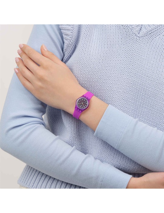 Orologio Swatch - Magenta Weave - Viola - 25mm - Marrone - LV122