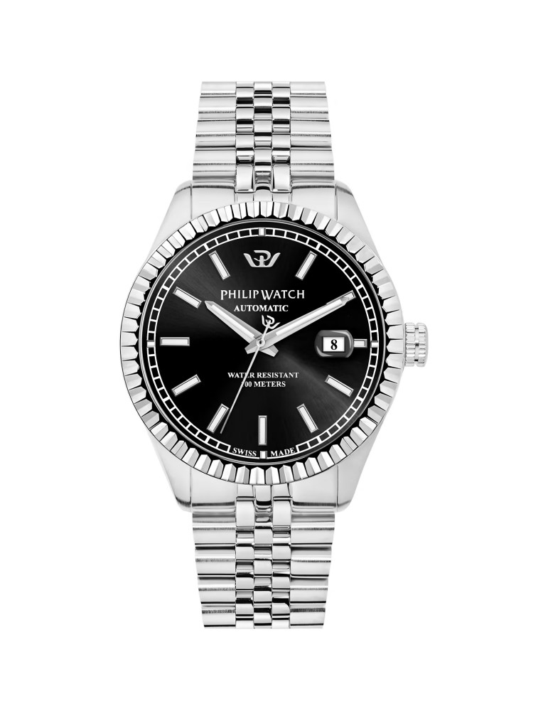 Philip Watch - Caribe Automatic Time and Date 41mm Black - 0