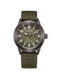 Orologio Citizen Eco-Drive - Field 40mm Verde Metal Gun - 0