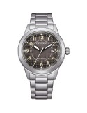 Citizen Eco-Drive Field 40mm Time and Date Black Watch - 0