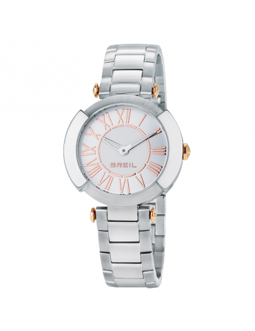Orologio Breil Donna - Flaire - Solo Tempo 35mm Silver Rosa - TW1443
