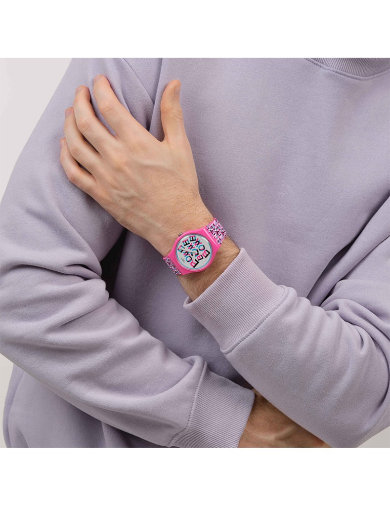 Orologio Swatch - San Valentino - Love & Blah - Rosa - 41mm - SO29Z156