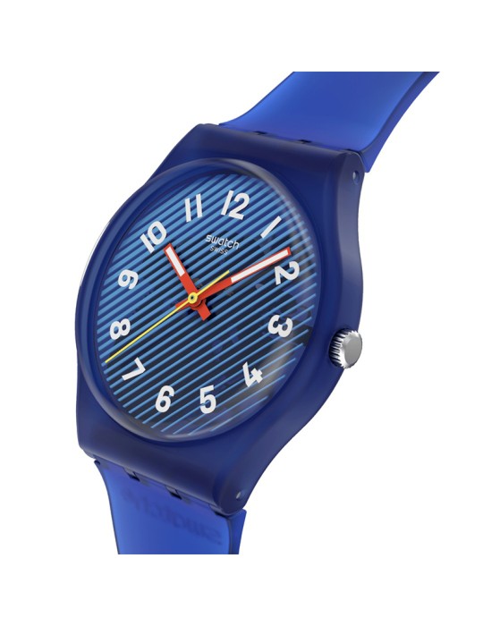 Orologio Swatch - Wavelengths of Water - Solo Tempo -34mm-Blu-SO28S107