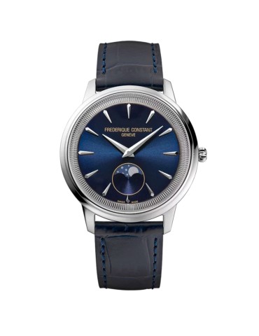 Frederique Constant Classics Moneta 37mm Blue Moon Phase Watch - 0