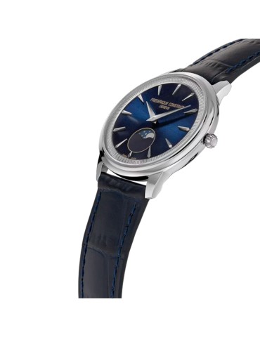 Frederique Constant Classics Moneta 37mm Blue Moon Phase Watch - 0 2