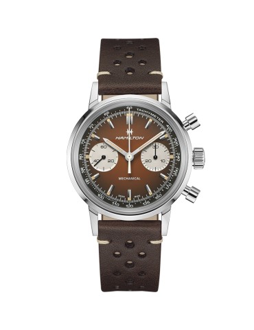 Hamilton Watch - American Classic Intra-Matic Chronograph H 40mm Brown - 0