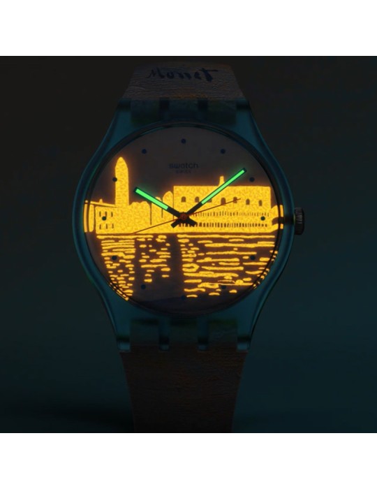 Swatch Watch - x Guggenheim Monet's Palazzo Ducale Only Time 41mm Multicolour - 0