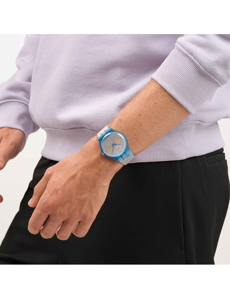 Swatch Watch - x Guggenheim Monet's Palazzo Ducale Only Time 41mm Multicolour - 0