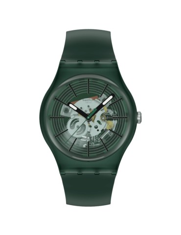 Swatch Watch - Revealed in The Forest - Dark Green - 41mm-SO29G111