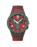 Swatch Watch - Chronograph - Red Camouflage - 42mm - SUSG410