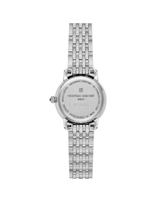 Orologio Frederique Constant - Classics Slimline Ladies 30mm Madreperla con Diamanti Naturali - 0